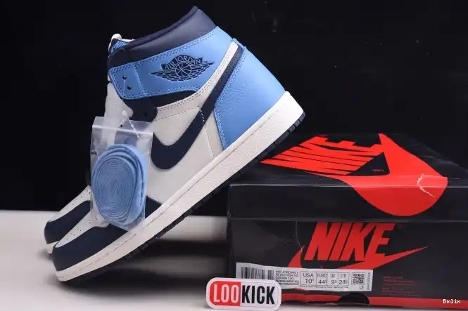 Bmlin Jordan Retro High Obsidian OG 1 Air 555088-140 0608